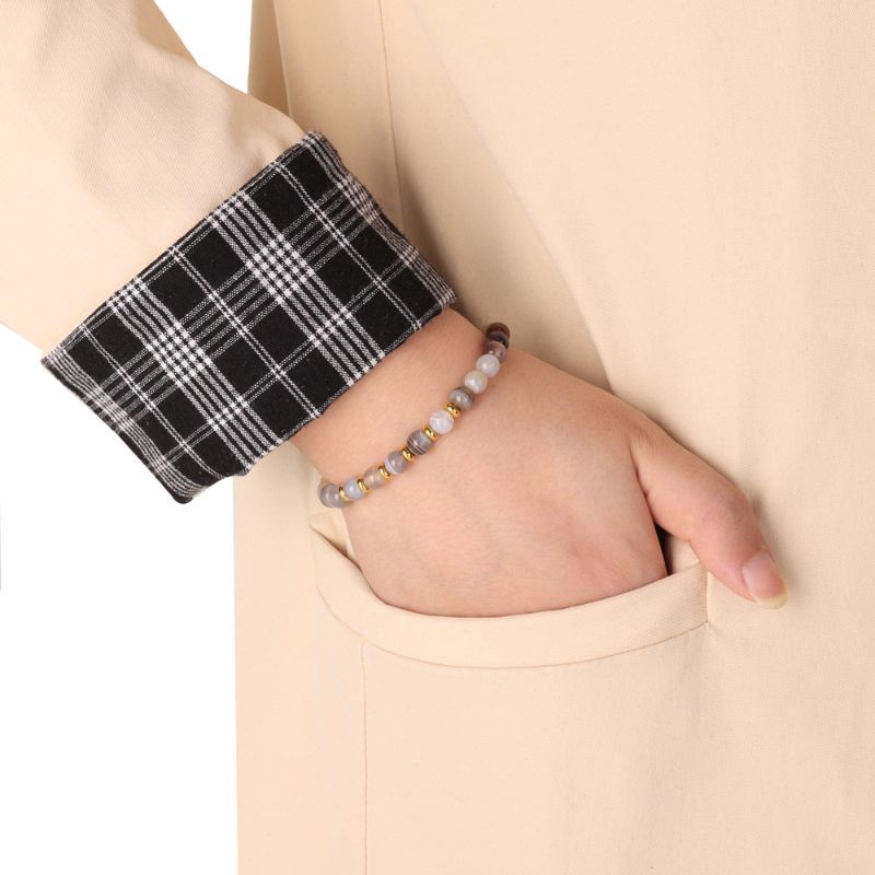 Onyx and Moonstone Crystal Bracelet healing crystal bracelets