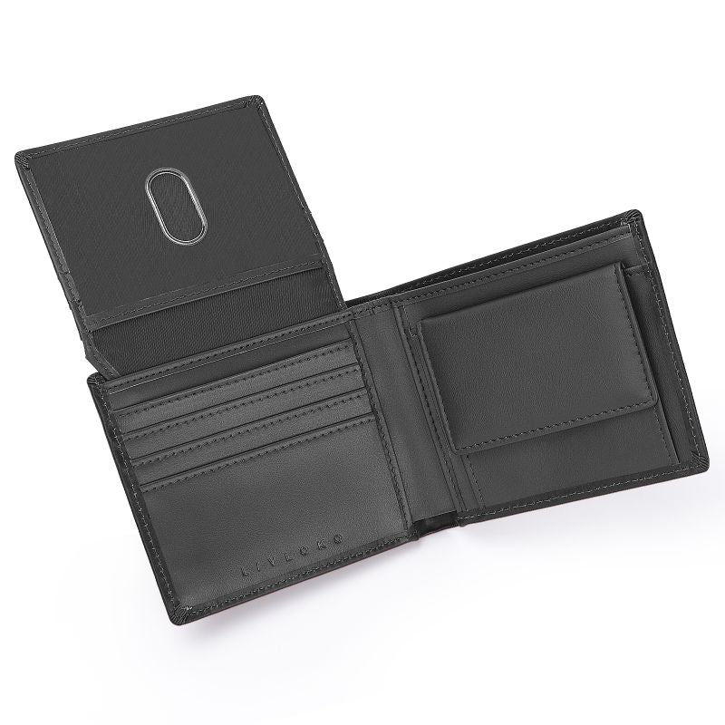 Classic Styled Men's Black Leather Wallet