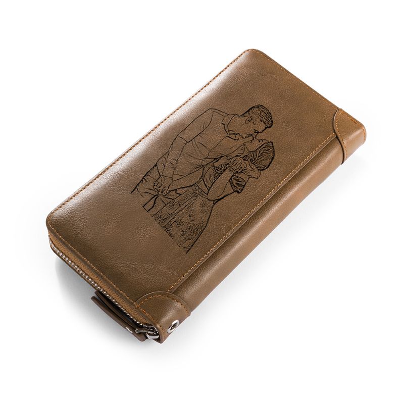 Personalised  Women's Genuine Leather Purse Personalised Women's Genuine Leather Purse - Livloko London