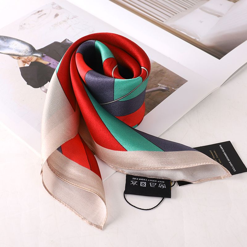 Designer Silk Square Scarf silk bandana
