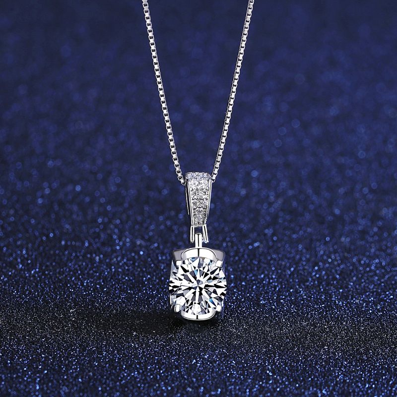 moissanite necklace