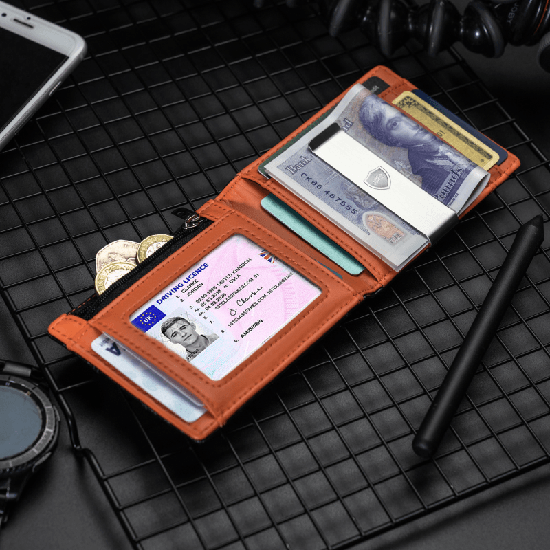 Men's Money Clip Card Holder Wallet money clip billfold