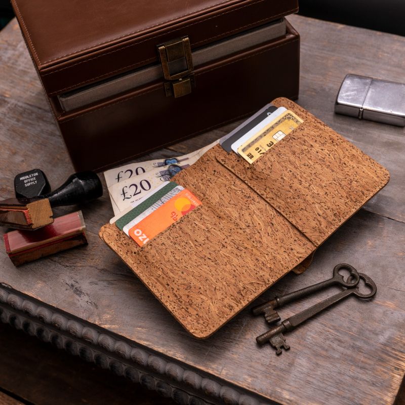 Vegan Card Holder Cork Wallet vegan card holder