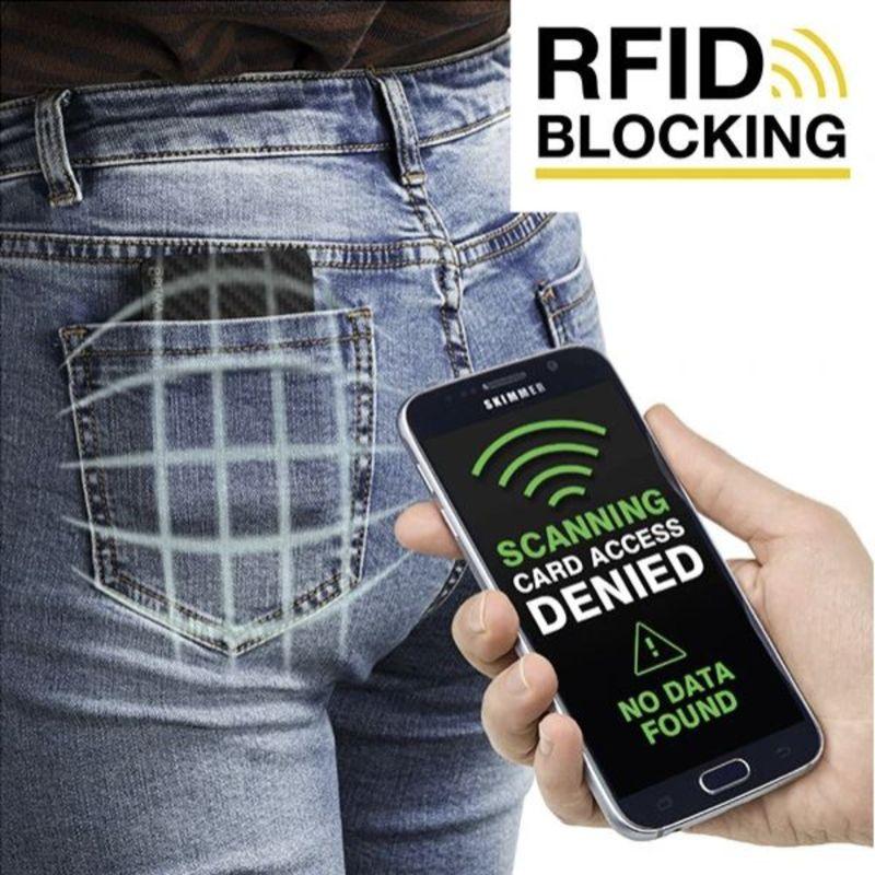 Tri-fold RFID Chip Wallet RFID TRIFOLD CARD WALLET - RD2