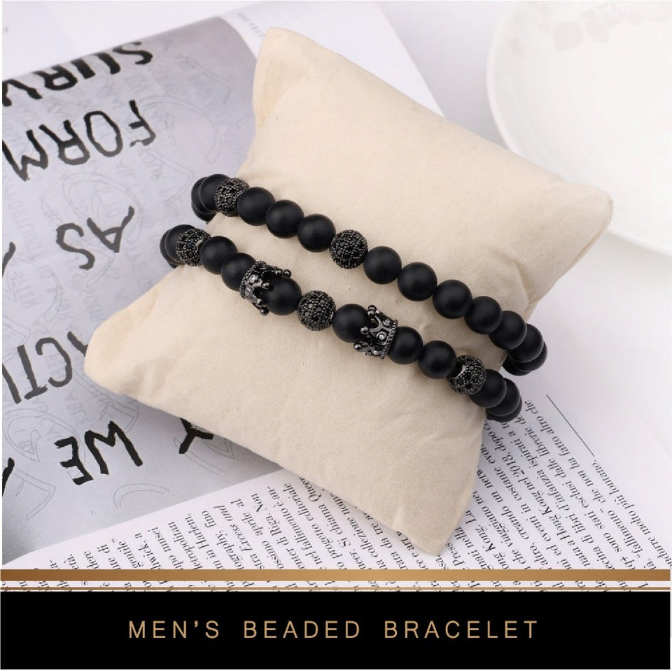 Men’s Beaded Bracelet - Livloko London