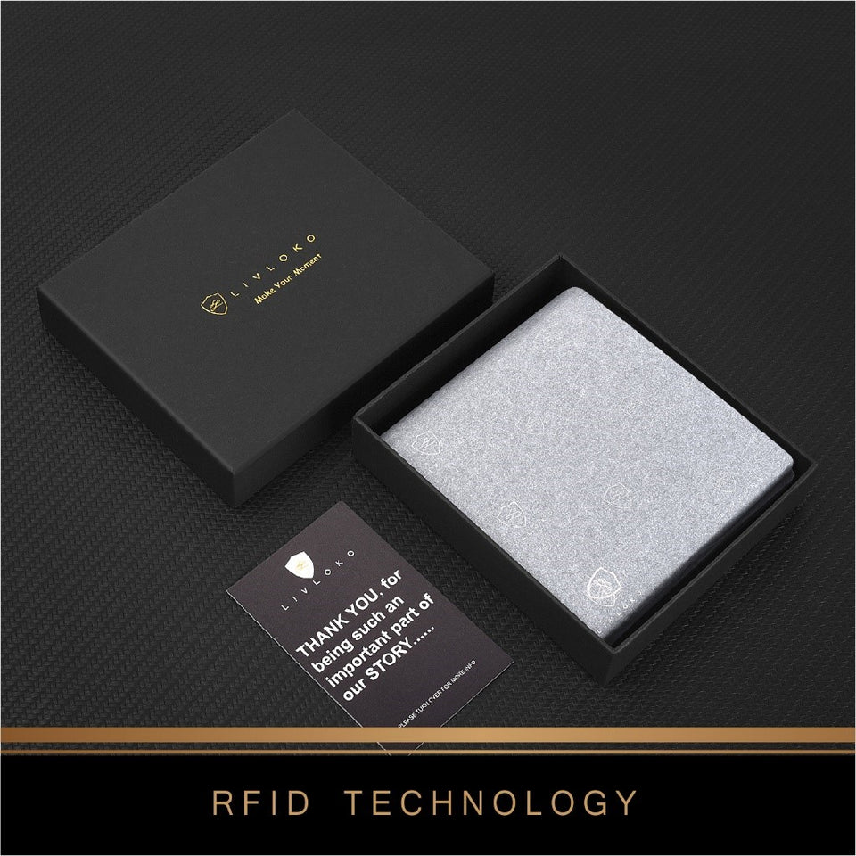 RFID Wallet for Men - Livloko London