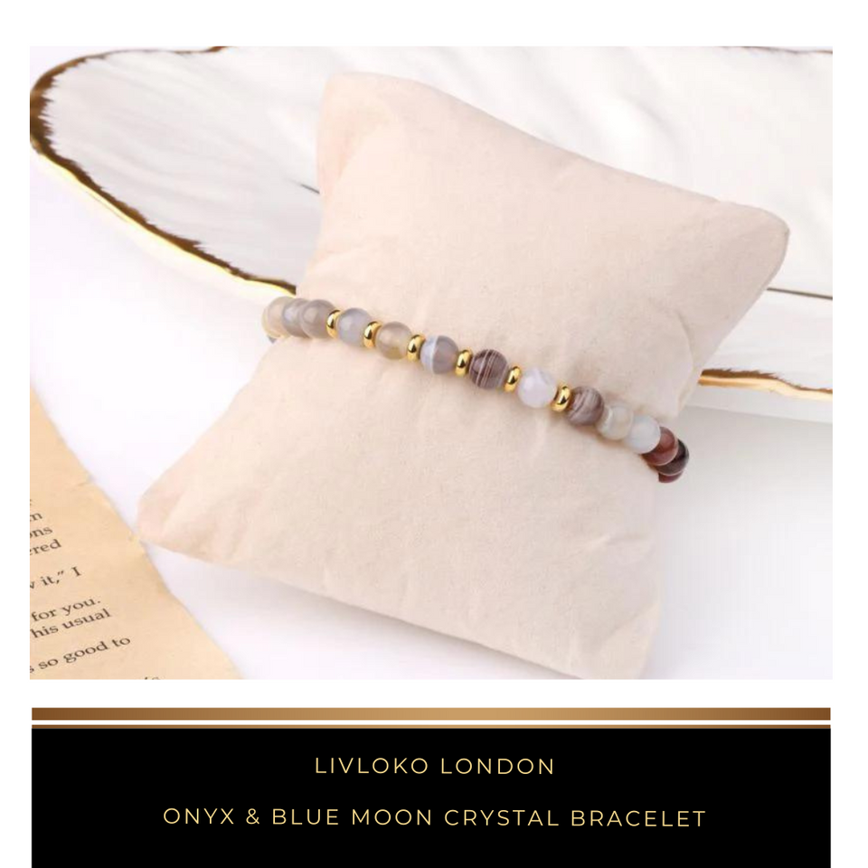 What is the benefit of onyx & blue moon bracelet? - Livloko London