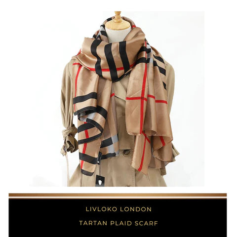 How do you wear a tartan plaid scarf? - Livloko London