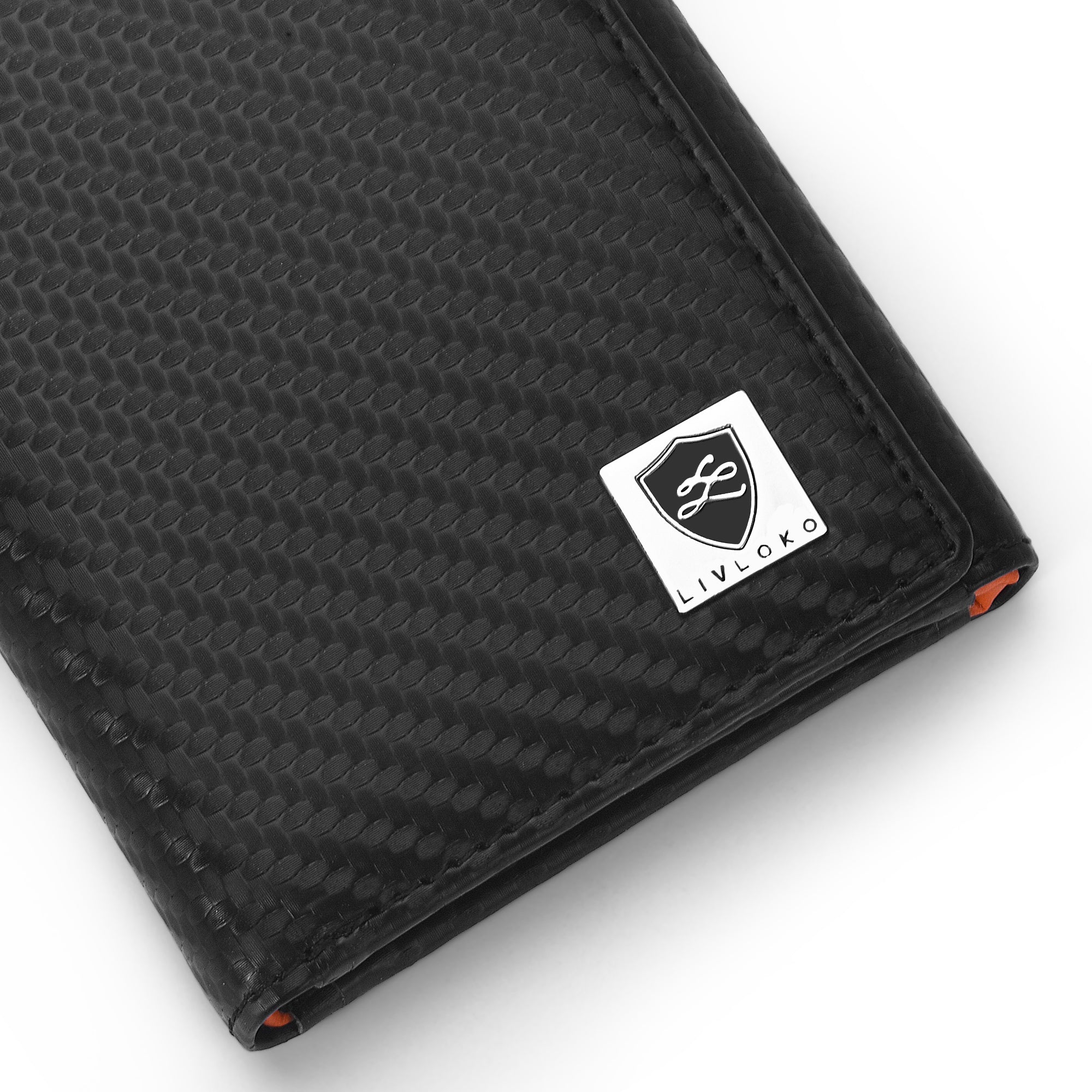 Carbon Fibre Black Wallet Card Holder