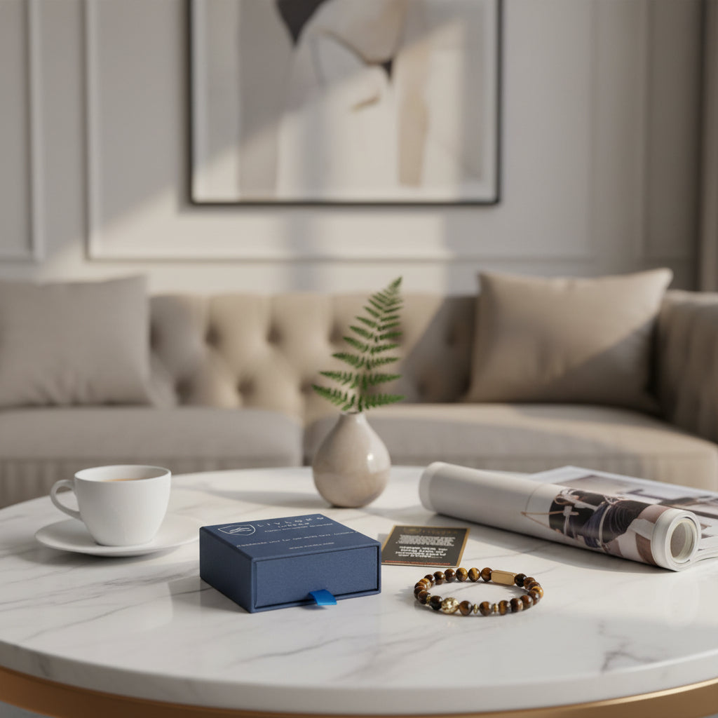 tiger eye bracelet gift packaging Livloko London