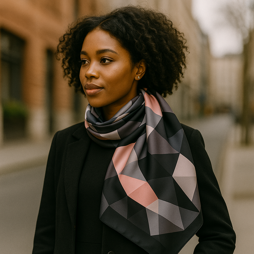 Classic Tartan Large Satin Scarf