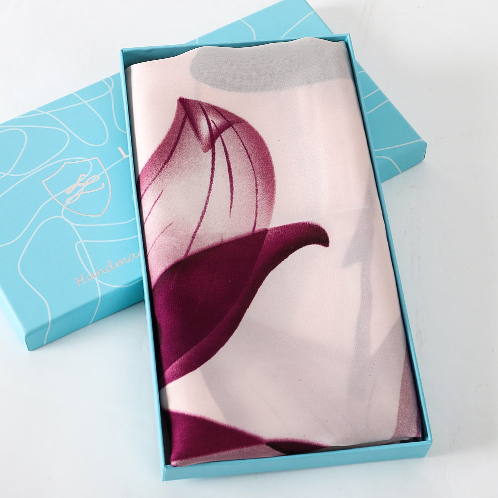 Floral Scarf Oriental Rose