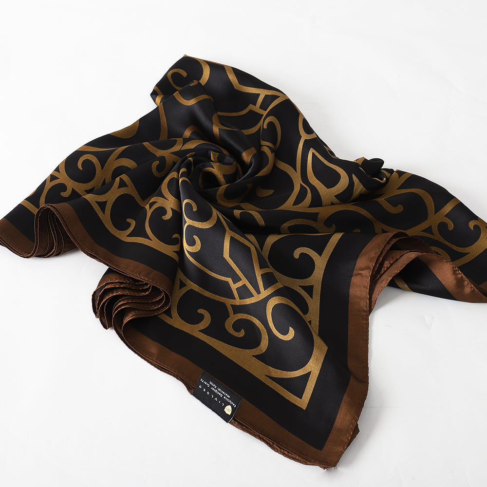 Arabian Paisley Satin Scarf
