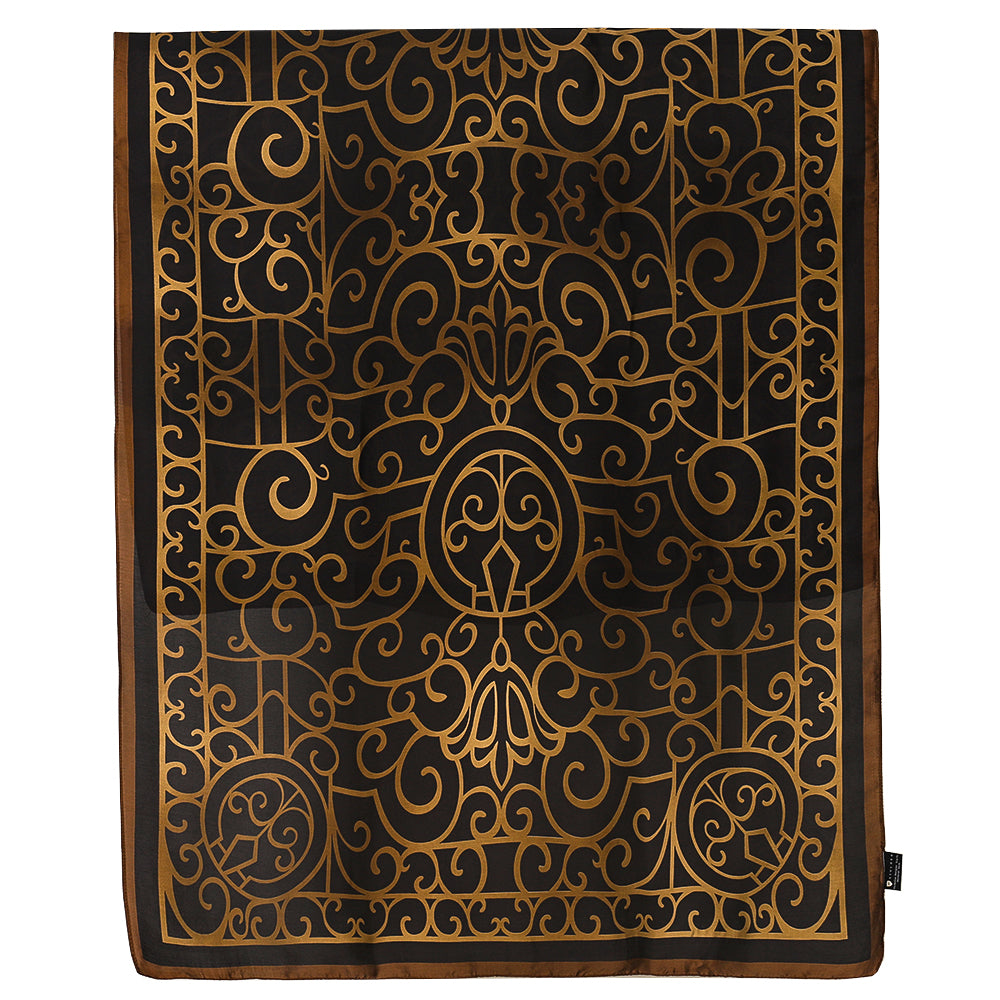 Arabian Paisley Satin Scarf