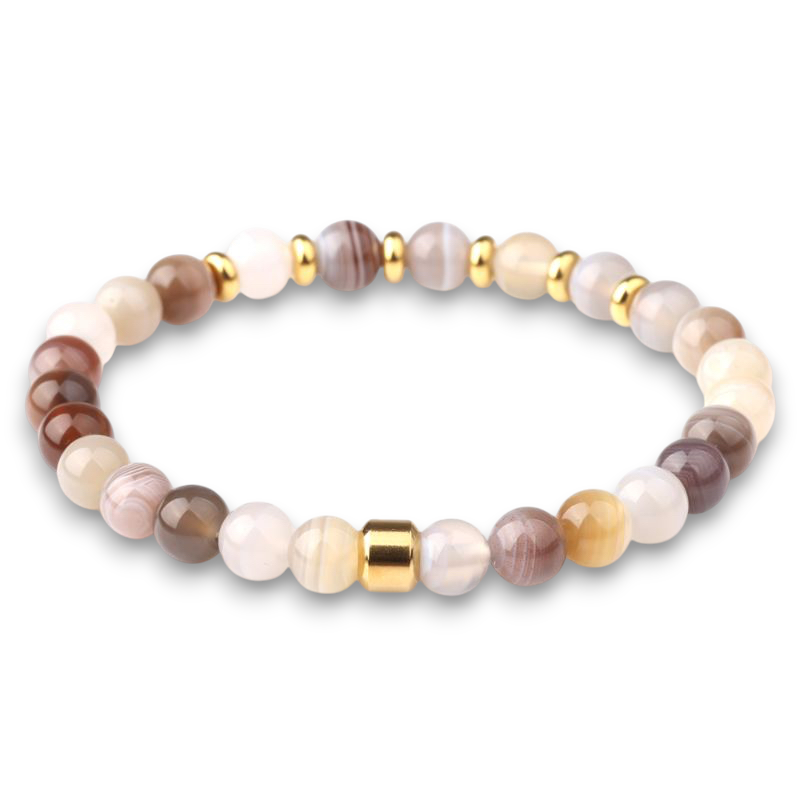 Onyx and Moonstone Crystal Bracelet onyx & moonstone chakra pendant product image