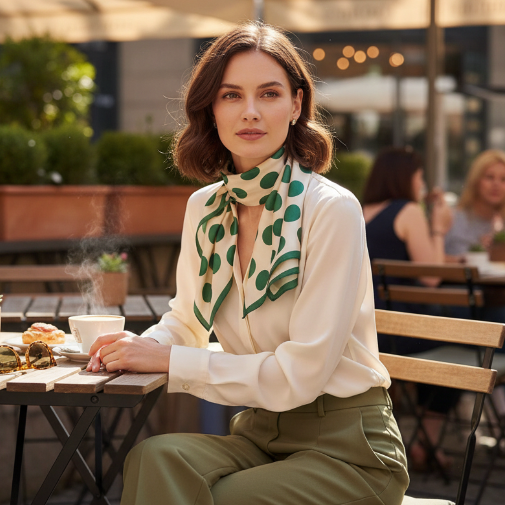 Square Scarf Mulberry Silk Scarf