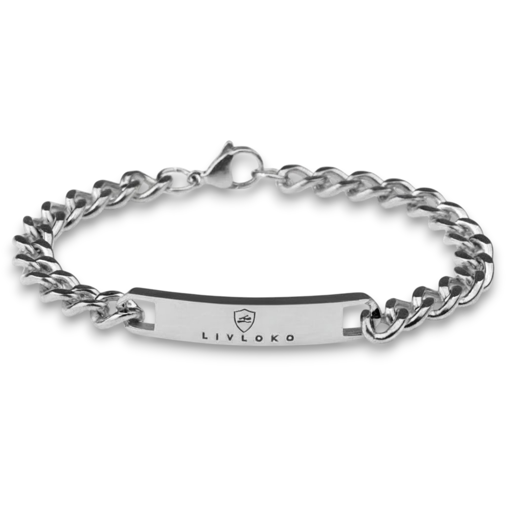 Designer Silver Chain Bracelet for Men product image