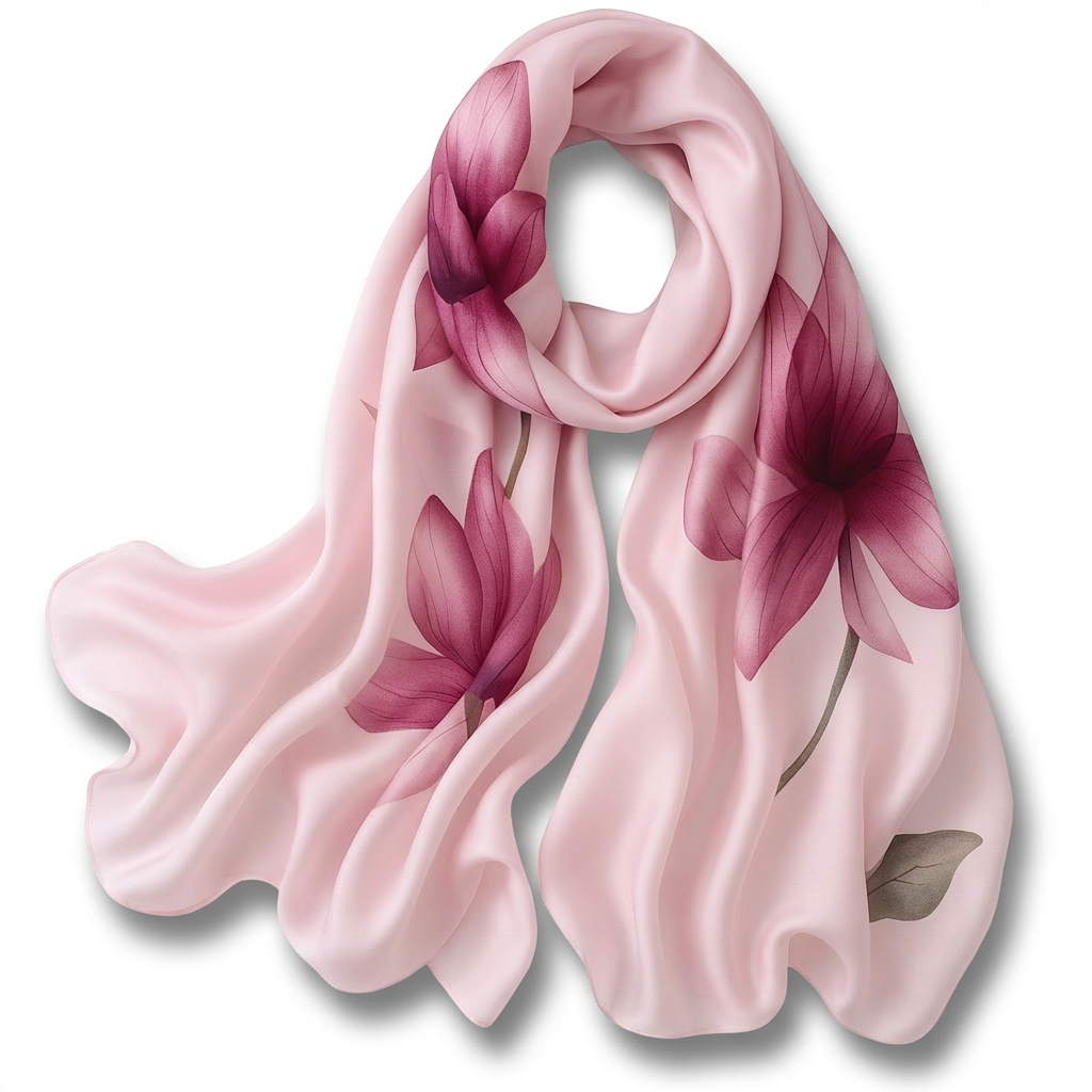 Floral Scarf Oriental Rose product image