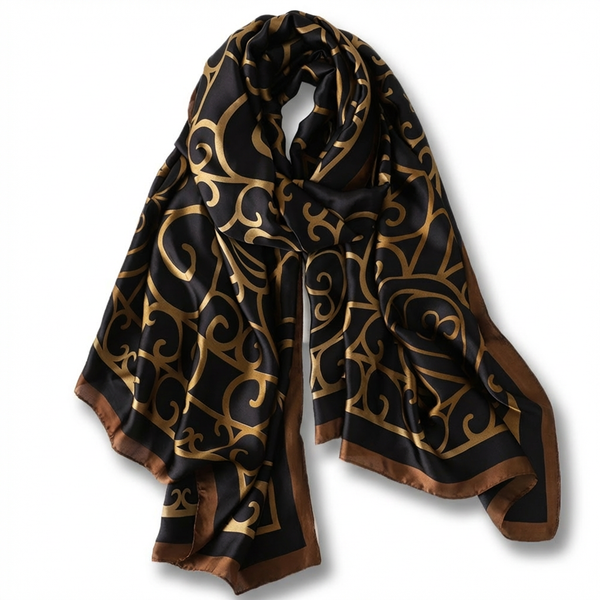 Arabian Paisley Satin Scarf