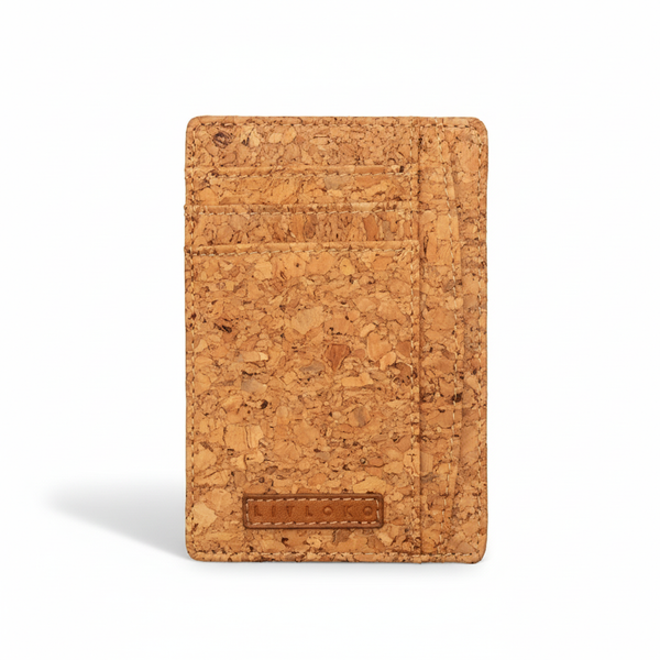 Vegan Card Holder Slim Cork Wallet