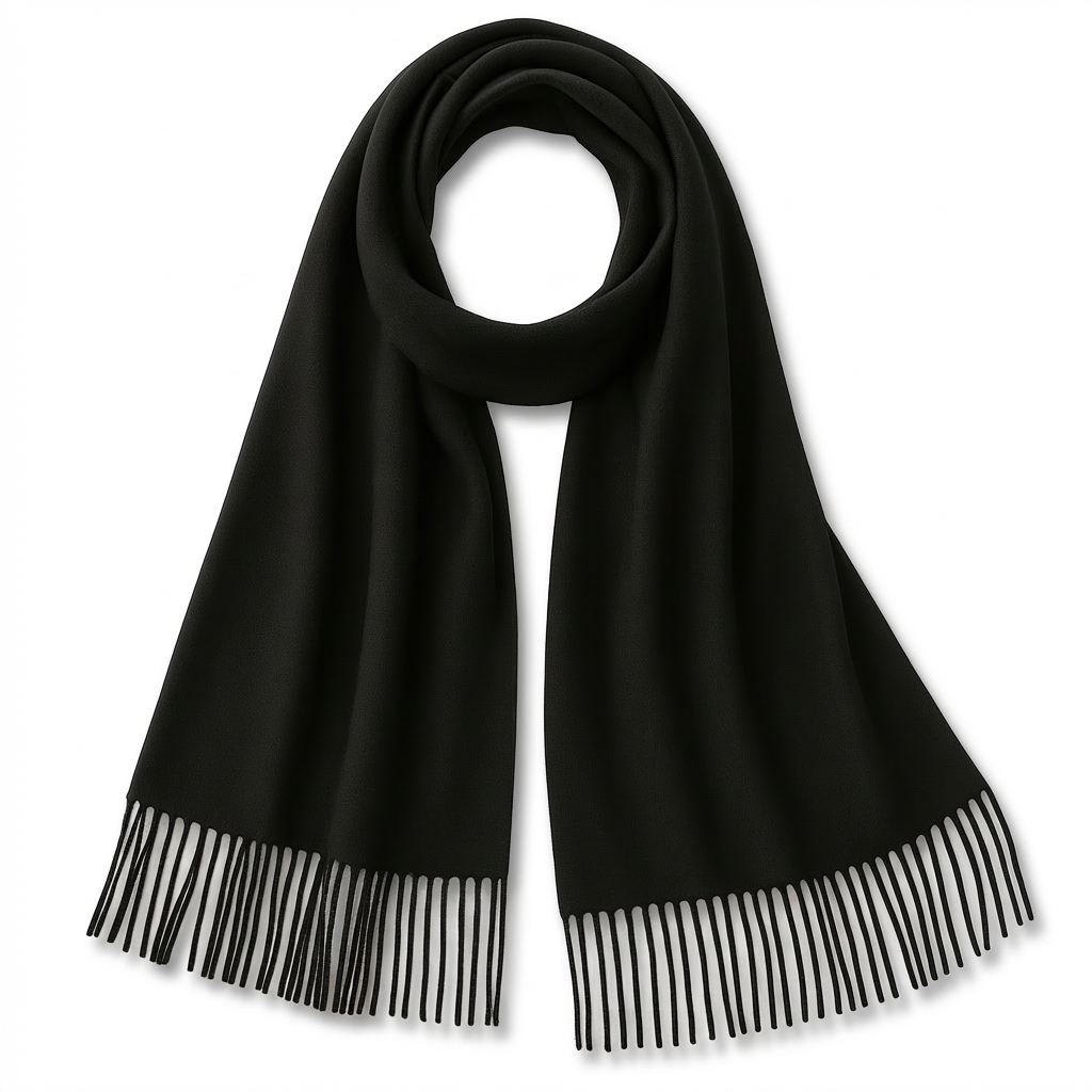 Classic Black Pashmina Shawl product image