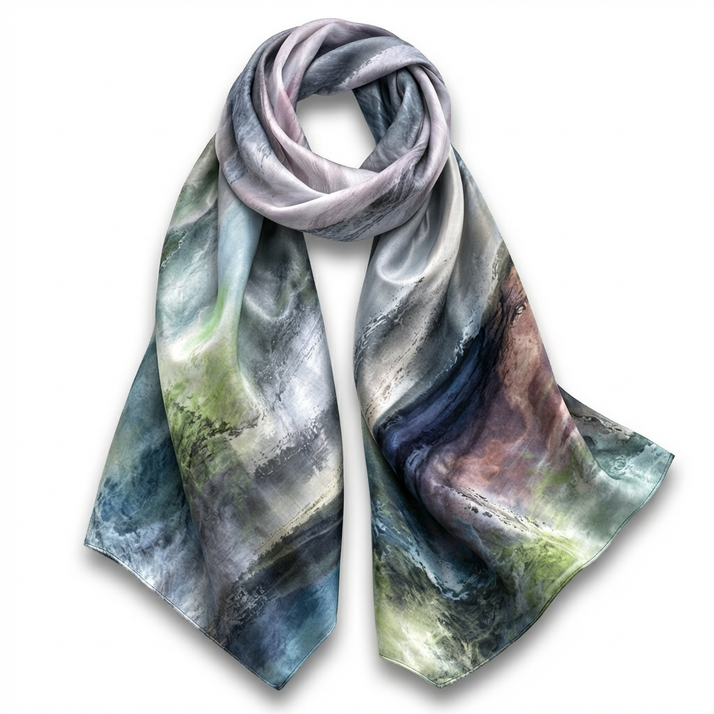 Satin Ballet at the Paris Opéra Printed Scarf