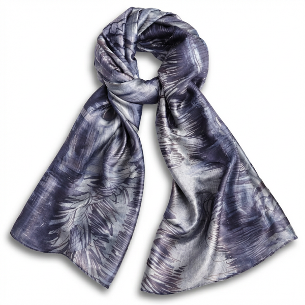 Nursery on Schenkweg Grey Satin Scarf
