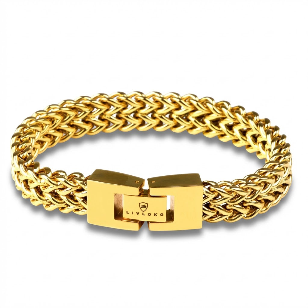 Gold Cuban Link Chain Bracelet product image
