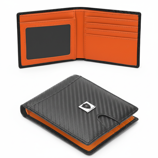 Bifold RFID Card Wallet Carbon Fibre