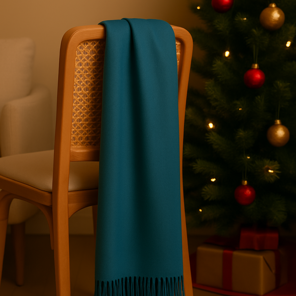 Enchanting Green Pashmina Shawl Wrap