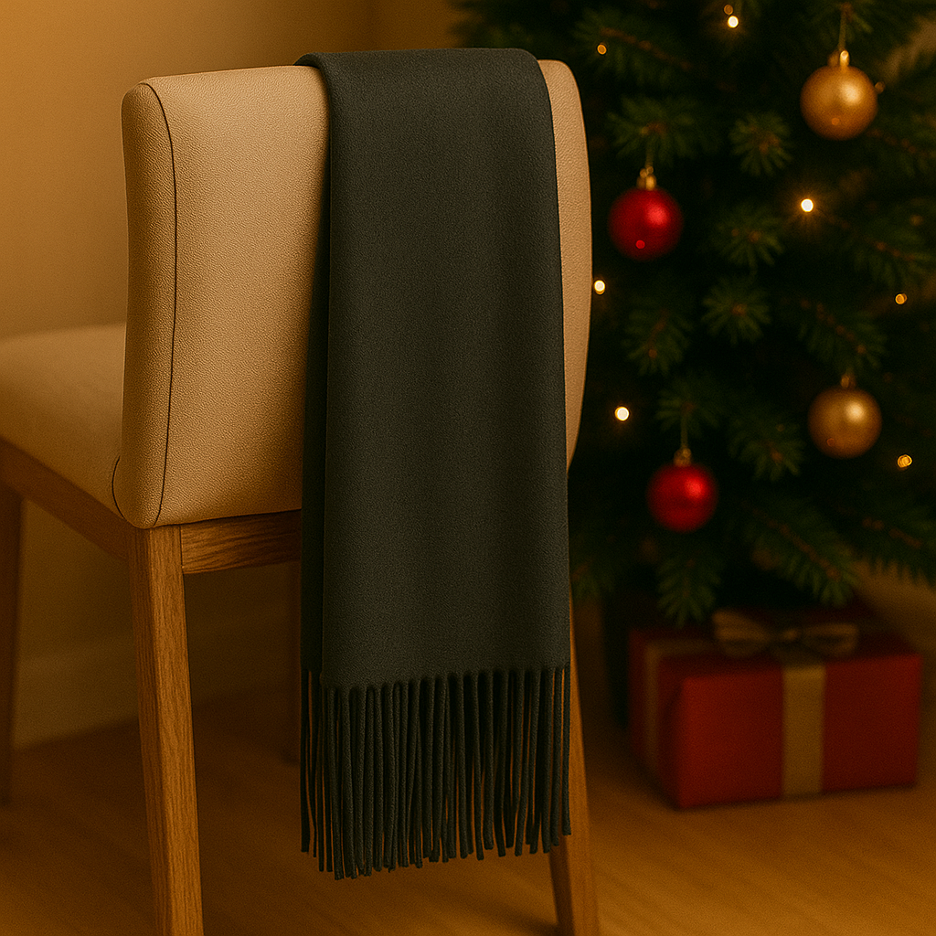 Grey Pashmina Shawl Wrap