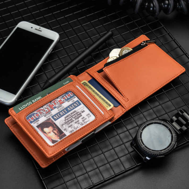 Designer Wallet Money Clip Card Holder for Men