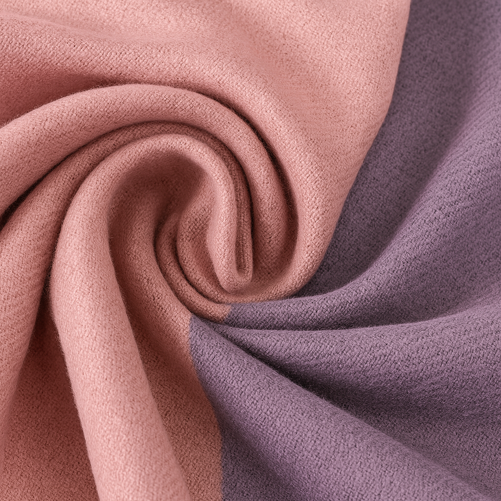 Grey and Pink Pashmina Scarf