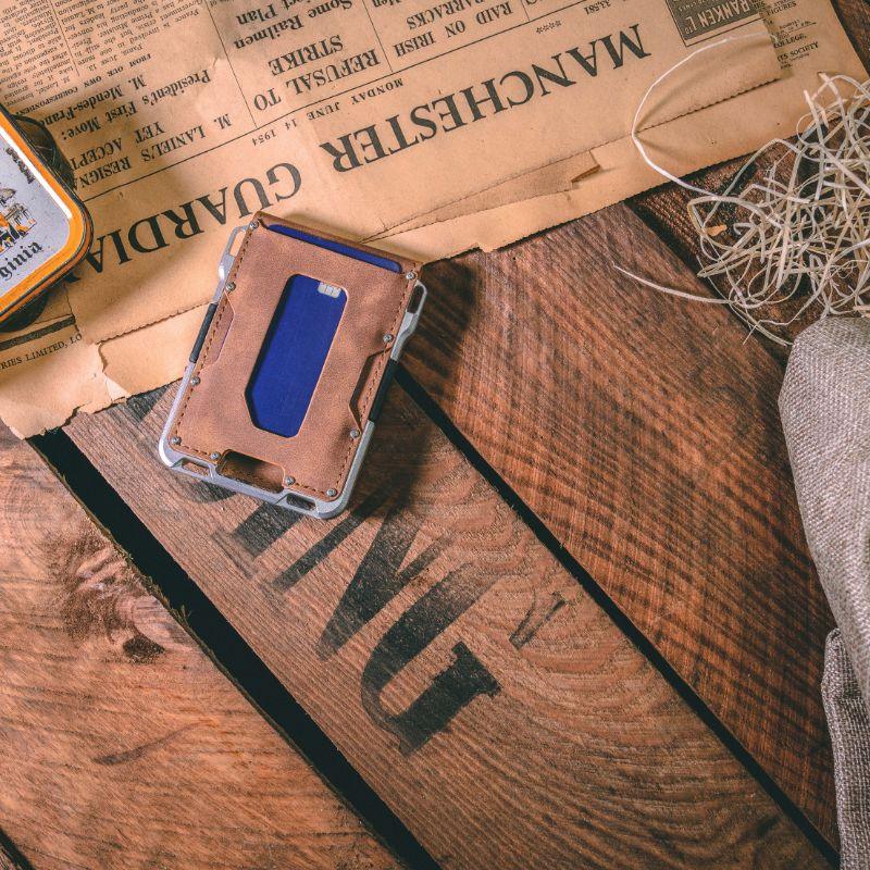 Minimalist Tactical Card Wallet, closed showing the exterior