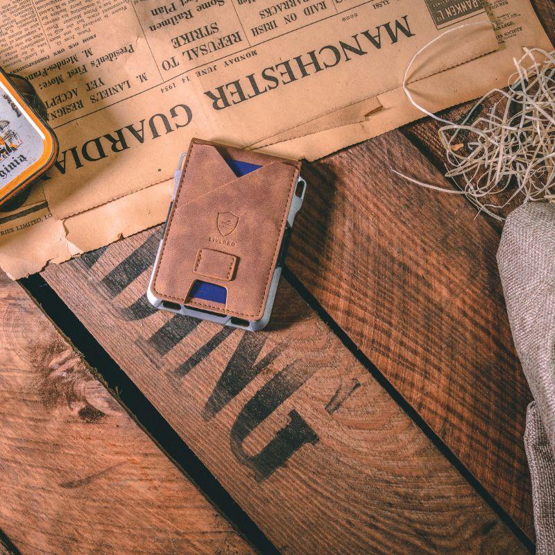 Minimalist Tactical Card Wallet, closed showing the exterior