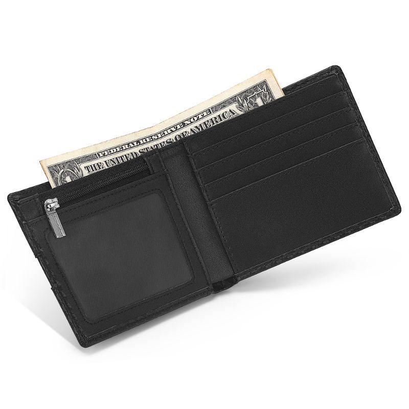 mens wallet with coin pocket