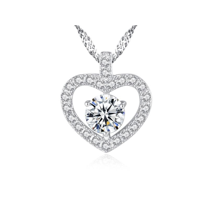 S925 Sterling Silver Zirconia Necklace