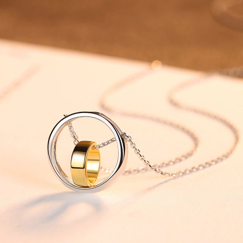 ring on a necklace