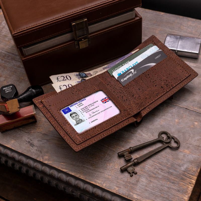 Cork Classic Leather Wallet Coffee