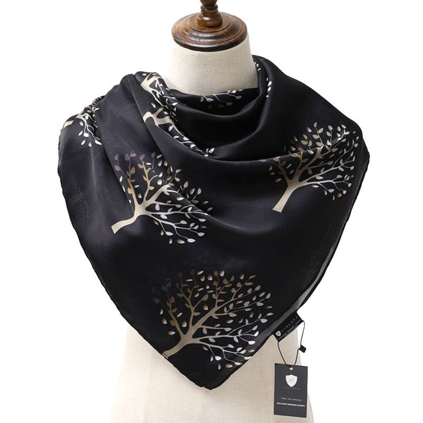 Black Gold Mulberry Tree Scarf