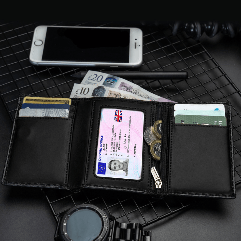 wallet with coin pocket