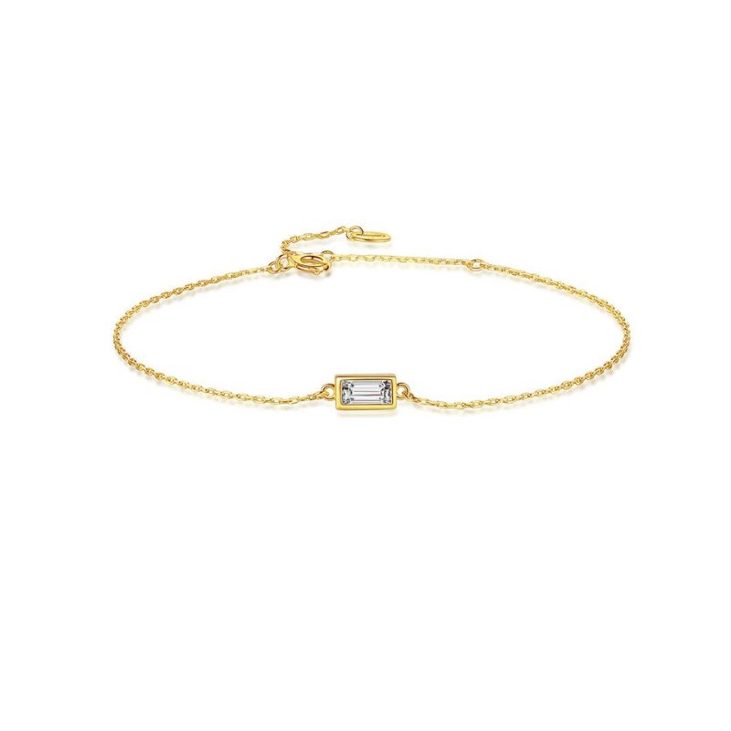 18ct Gold Plated S925 Sterling Silver Bracelet