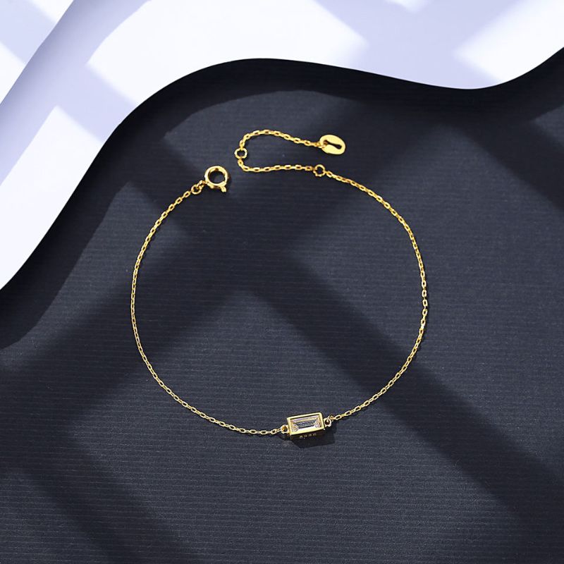 18ct Gold Plated S925 Sterling Silver Bracelet