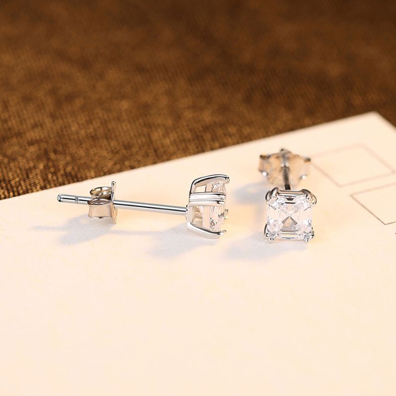 sterling silver cubic zirconia earrings