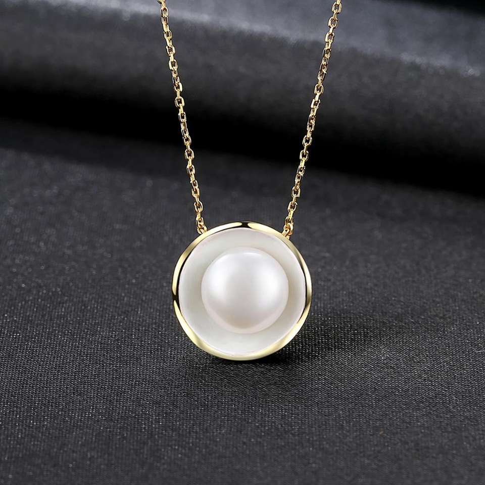Antique Single Pearl Necklace
