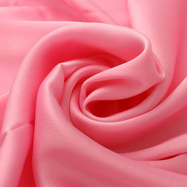 Pink Satin Scarf