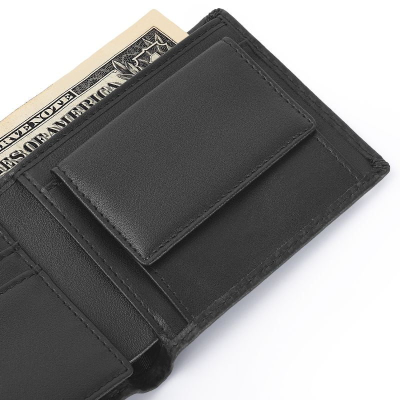 RFID Carbon Fibre Leather Card Wallet MX2
