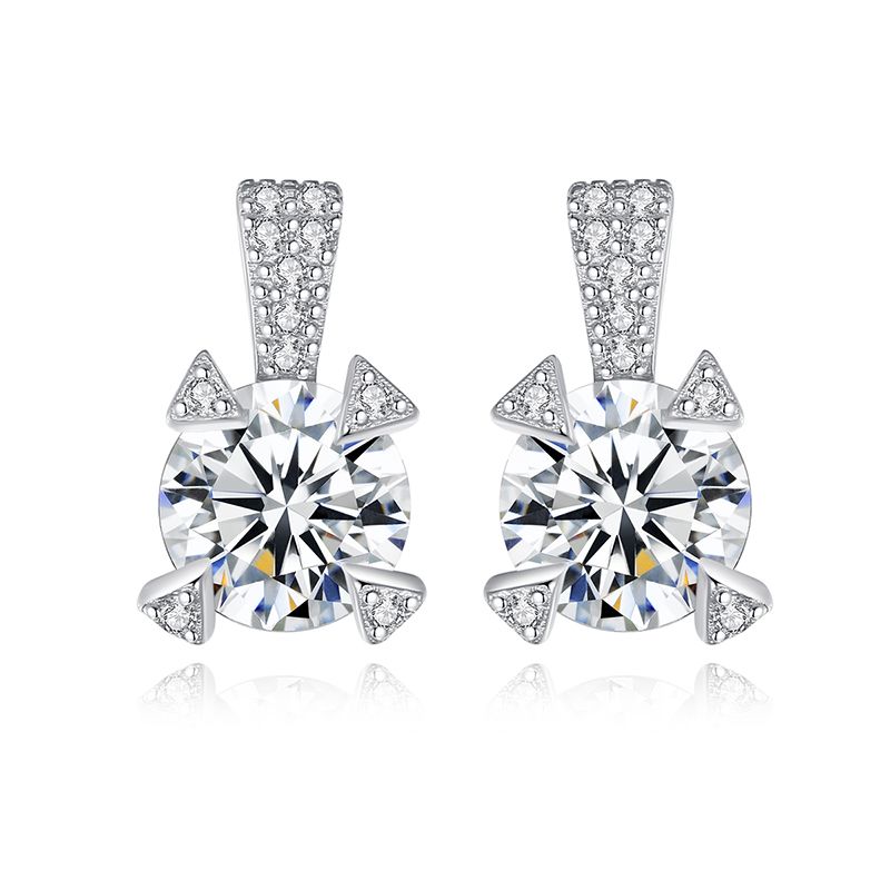 silver earrings studs uk