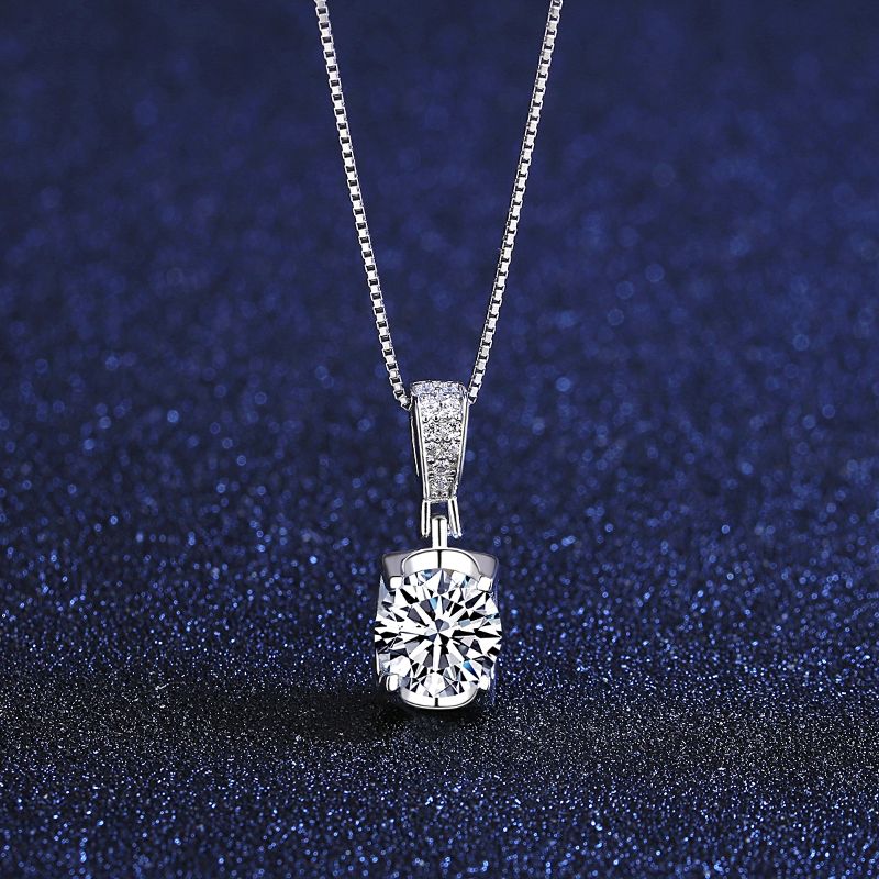 S925 Sterling Silver Moissanite Necklace