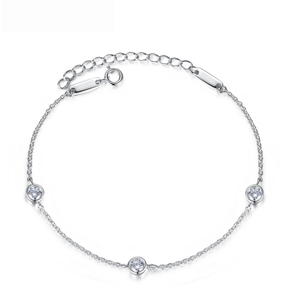 cubic zirconia tennis bracelet
